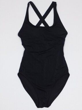 Andie Swim The Tulum One Piece MT Black Swimsuit Size Medium Long Torso NWT